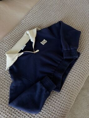 Sandro Navy Blue Sweatshirt